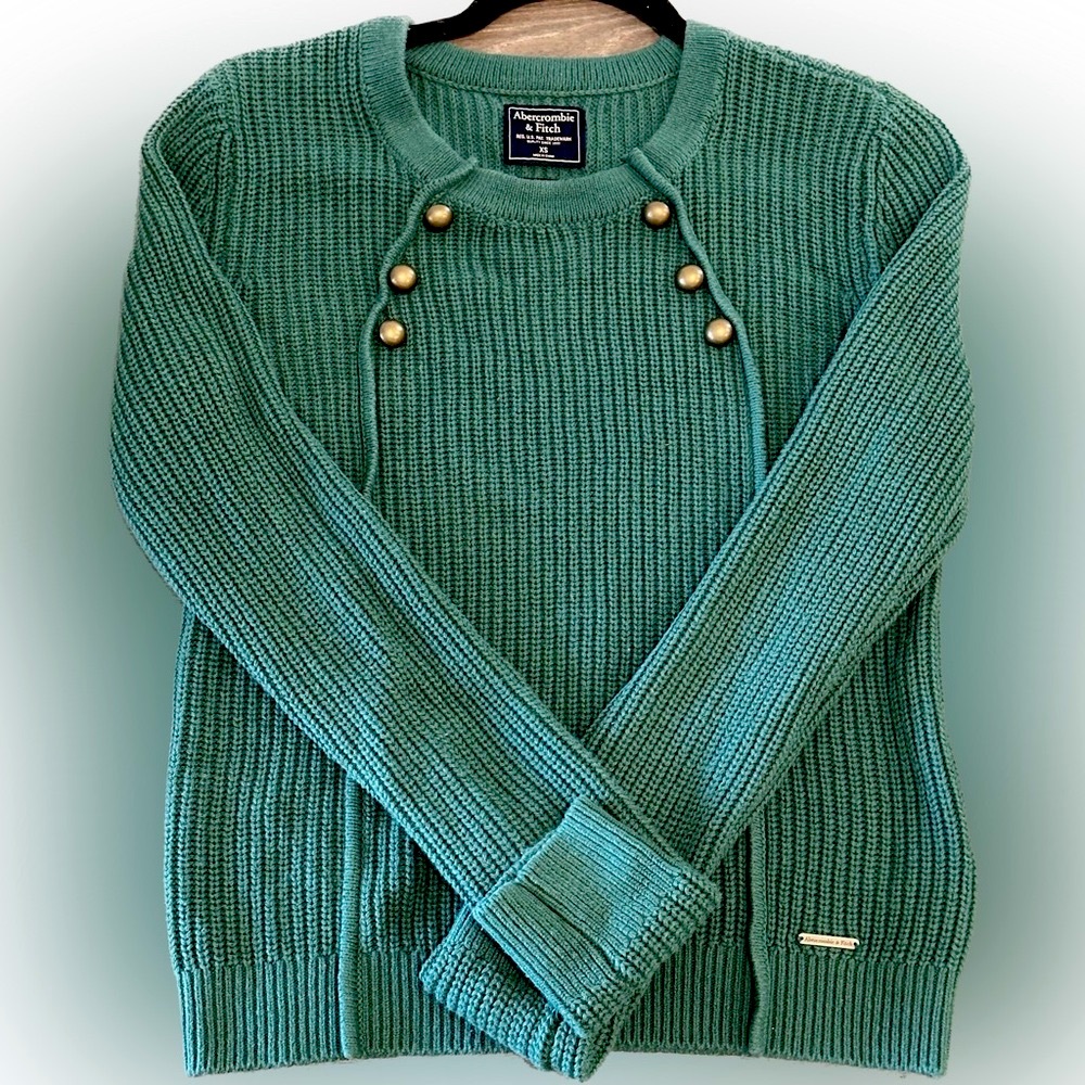 Abercrombie & Fitch Sweater for Women, Green, XS